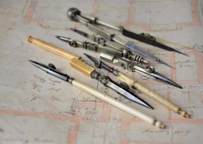 Cabinet of Curiosities Drawing Instruments
